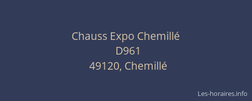 Chauss Expo Chemillé