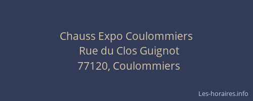 Chauss Expo Coulommiers