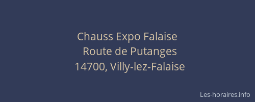 Chauss Expo Falaise
