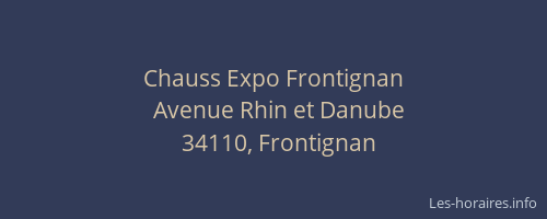 Chauss Expo Frontignan