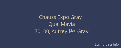 Chauss Expo Gray