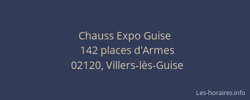 Chauss Expo Guise