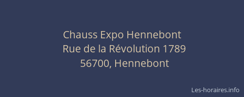 Chauss Expo Hennebont