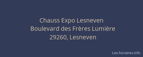 Chauss Expo Lesneven
