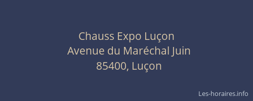 Chauss Expo Luçon