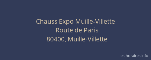 Chauss Expo Muille-Villette