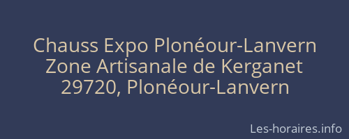 Chauss Expo Plonéour-Lanvern