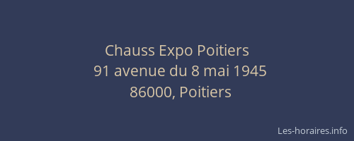 Chauss Expo Poitiers