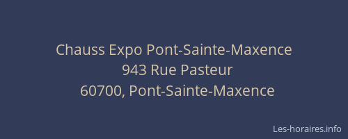Chauss Expo Pont-Sainte-Maxence