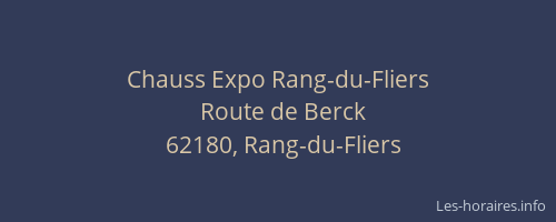 Chauss Expo Rang-du-Fliers