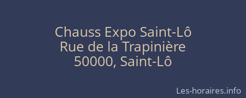 Chauss Expo Saint-Lô