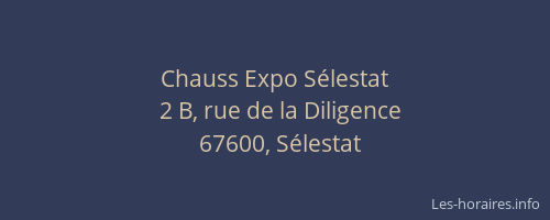 Chauss Expo Sélestat
