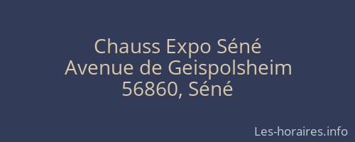 Chauss Expo Séné