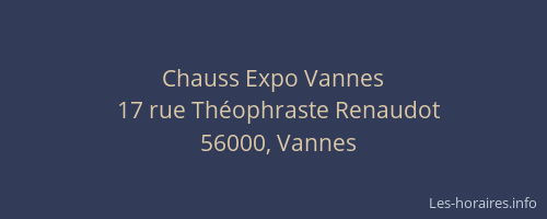 Chauss Expo Vannes