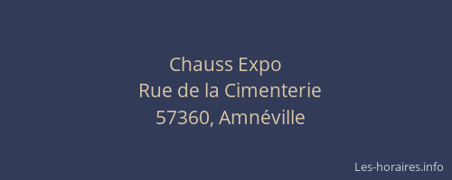 Chauss Expo