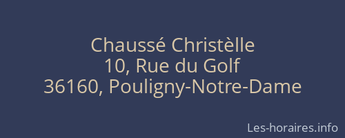 Chaussé Christèlle