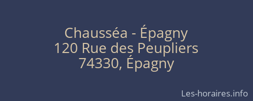 Chausséa - Épagny