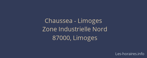 Chaussea - Limoges