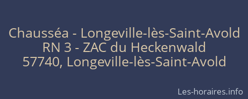 Chausséa - Longeville-lès-Saint-Avold
