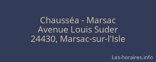 Chausséa - Marsac