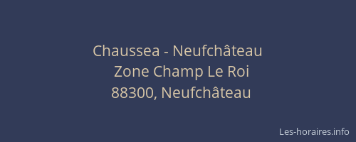 Chaussea - Neufch&acirc;teau