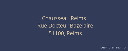 Chaussea - Reims