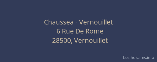Chaussea - Vernouillet