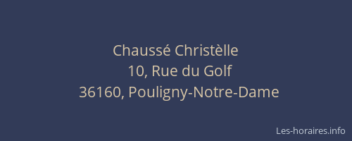 Chaussé Christèlle