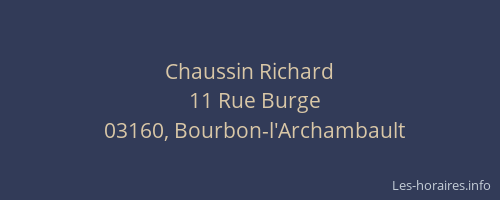 Chaussin Richard