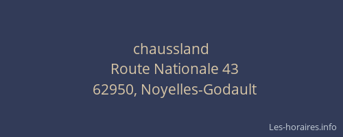 chaussland