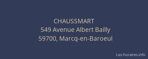 CHAUSSMART