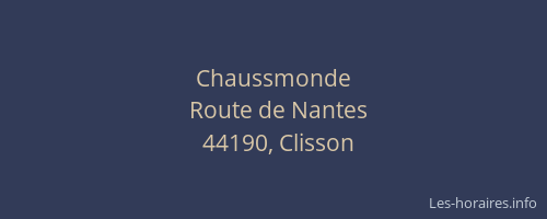 Chaussmonde
