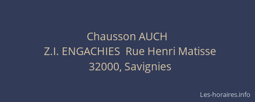 Chausson AUCH