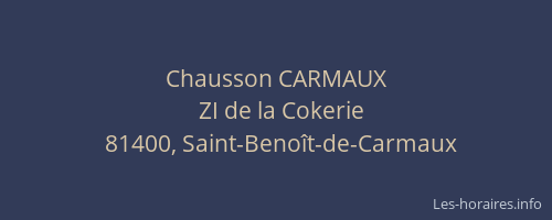 Chausson CARMAUX
