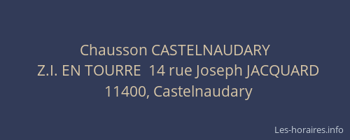Chausson CASTELNAUDARY