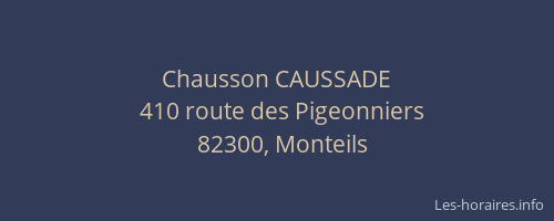 Chausson CAUSSADE