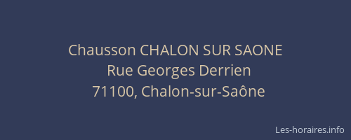 Chausson CHALON SUR SAONE