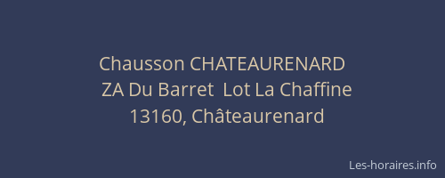 Chausson CHATEAURENARD