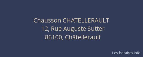 Chausson CHATELLERAULT