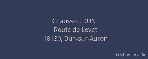 Chausson DUN