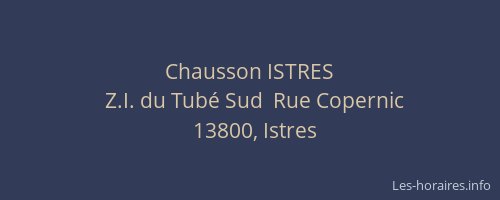 Chausson ISTRES