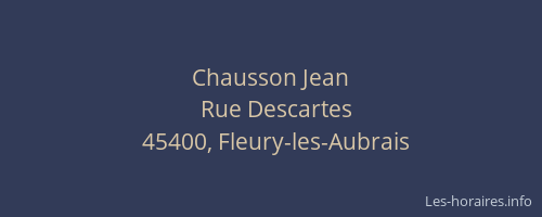 Chausson Jean