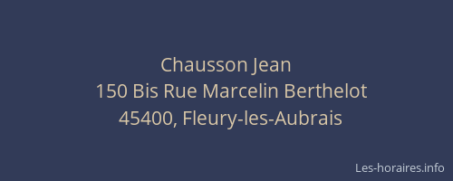 Chausson Jean