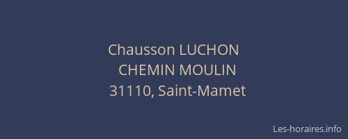 Chausson LUCHON