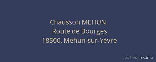 Chausson MEHUN
