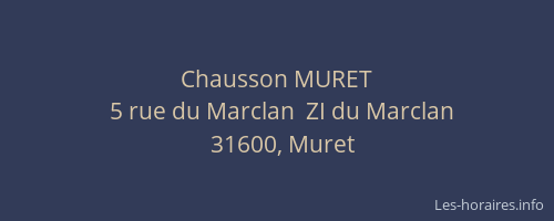 Chausson MURET