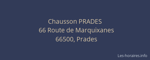 Chausson PRADES