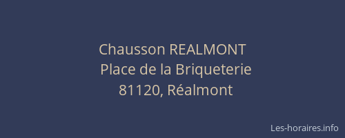 Chausson REALMONT