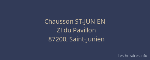 Chausson ST-JUNIEN