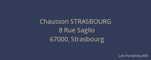 Chausson STRASBOURG